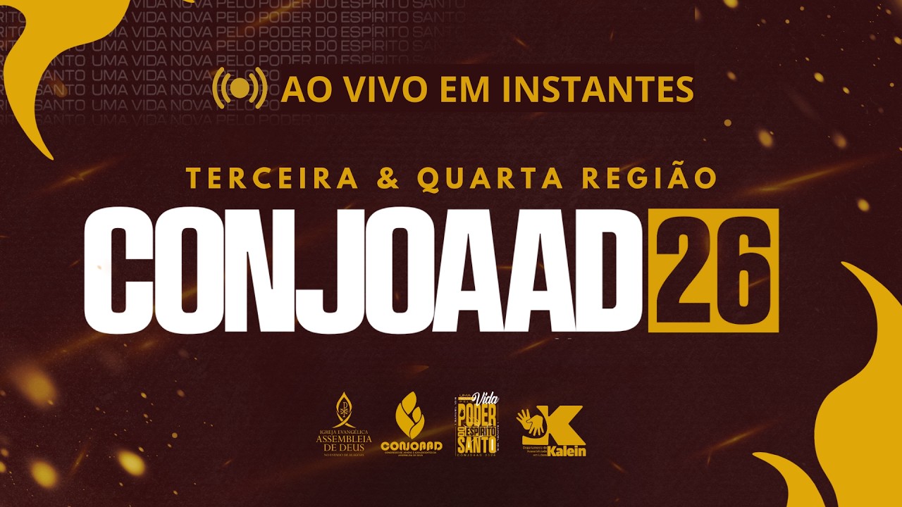 CONJOAAD 3° E 4° REGIÃO (NOITE) - Acessível em Libras (15/02/2026)
