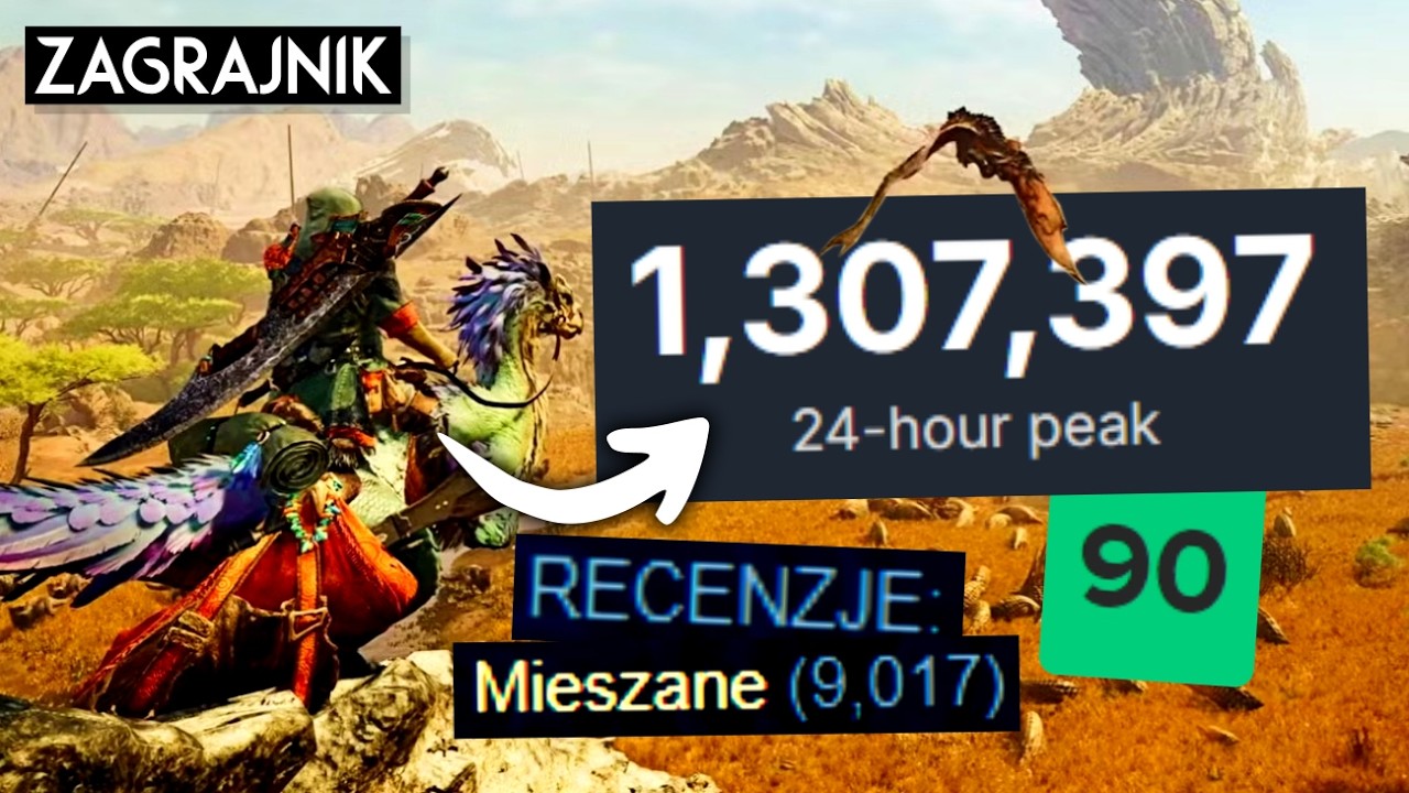 NAJBRZYDSZA gra w którą wszyscy grają 😳 Czyli Monster Hunter Wilds
