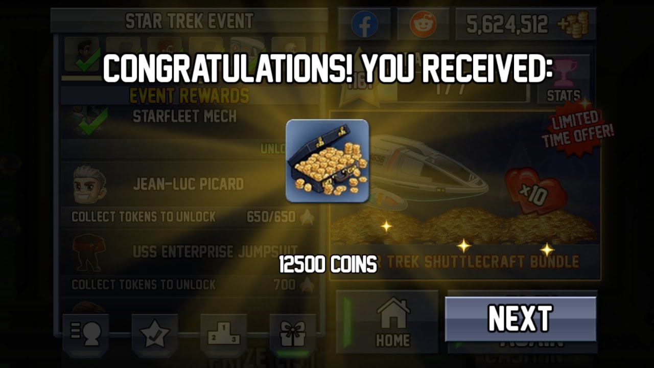 Jetpack Joyride Star Trek Gameplay! (Video 2)