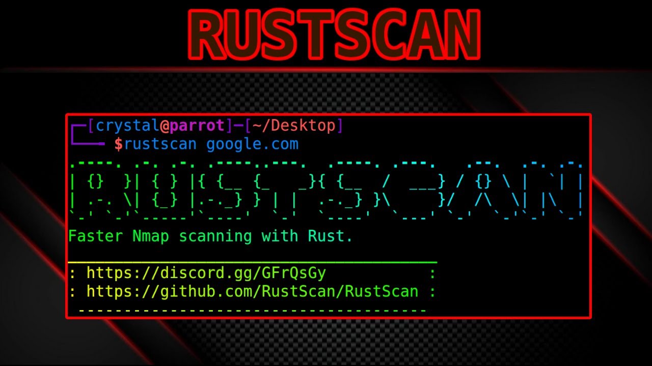 RustScan - Pentesting Tutorials