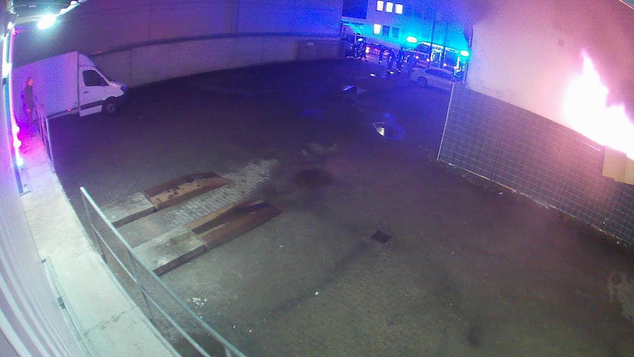 Nürnberg: 5 Tote bei Brand - Bilder der Überwachungskamera