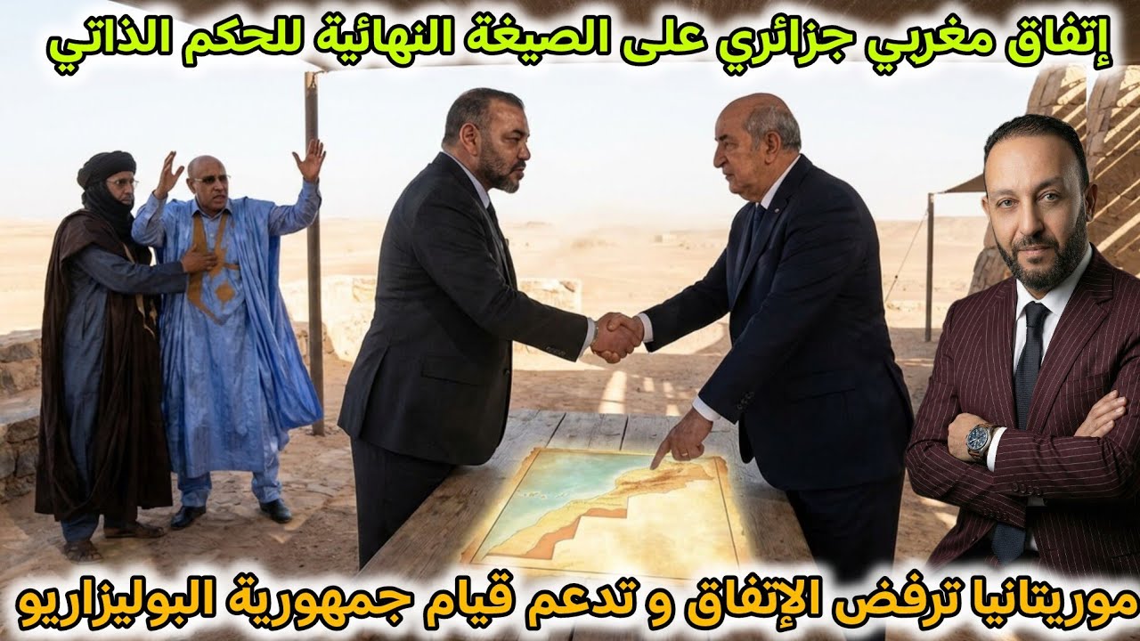 إتفاق مغربي جزائري على الصيغة النهائية للحكم الذاتي ، و موريتانيا ترفض الإتفاق و تدعم البوليزاريو