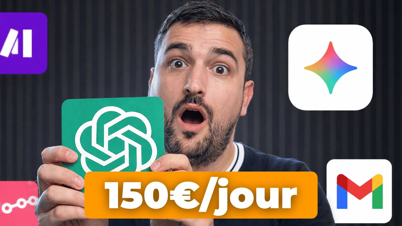 Gagner de l'argent grâce à l'IA (150€/jour)