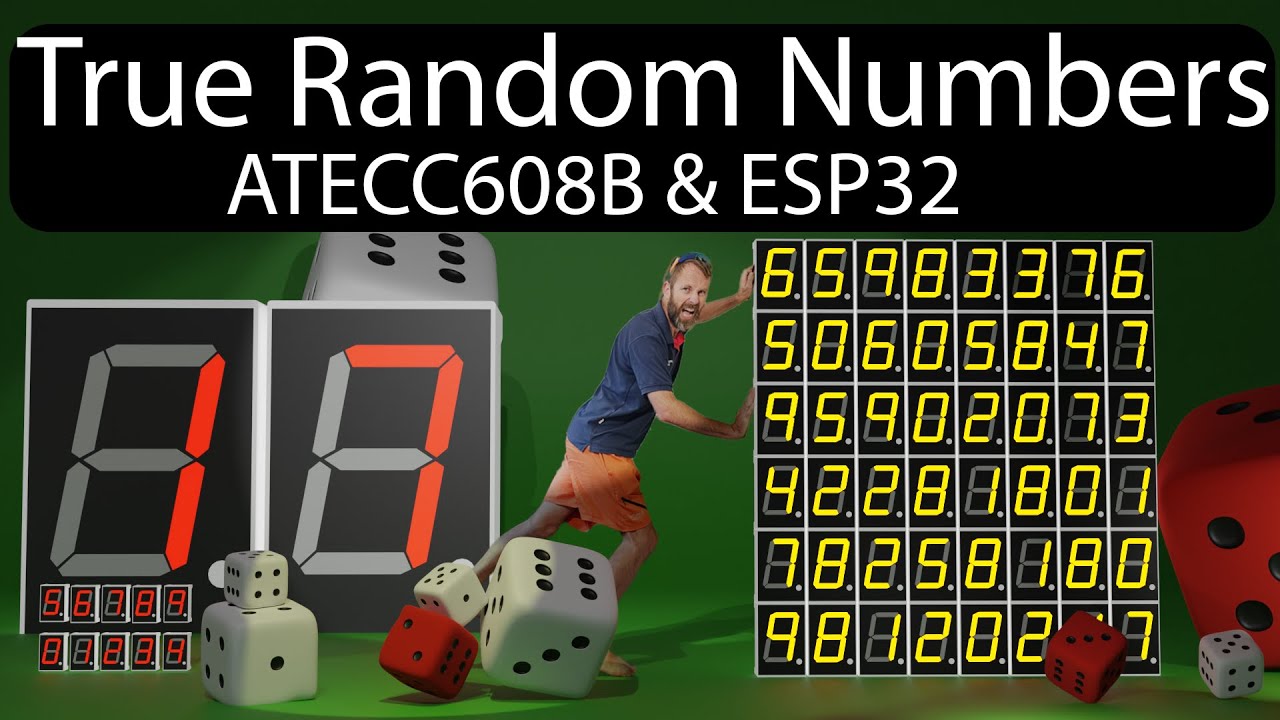 True Random numbers with the ATECC608B and ESP32