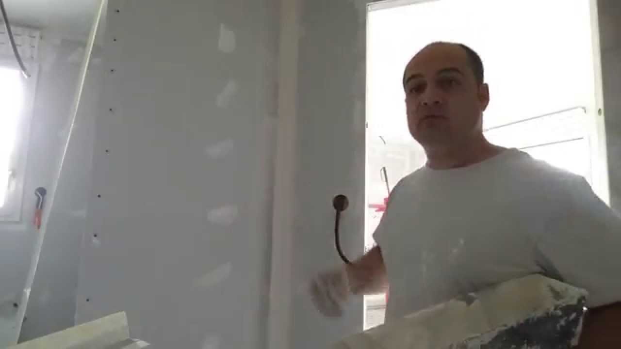 ⏩ Comment coller une bande placo d'angle intérieur supérieur à 90°