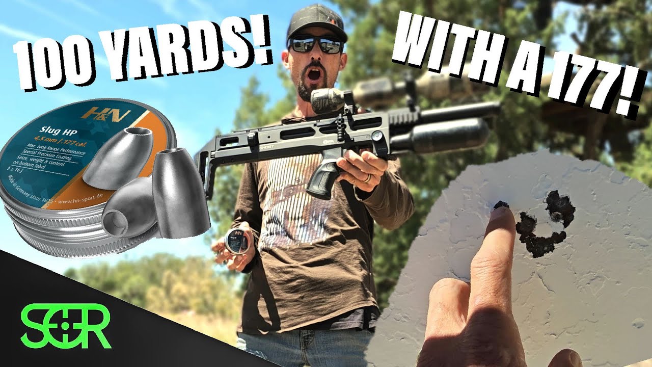 The TRUE Capability of 177 Caliber - H&N Slugs with BRK Ghost Carbine!