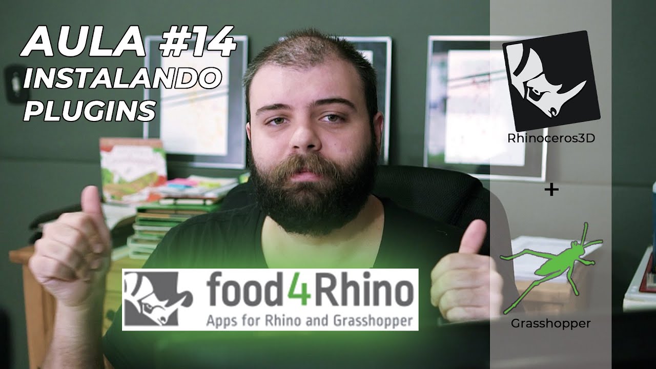 Aula #14 - INSTALAÇÃO DE PLUGINS + LUNCHBOX - RHINOCEROS3D + GRASSHOPPER3D [PT/BR]