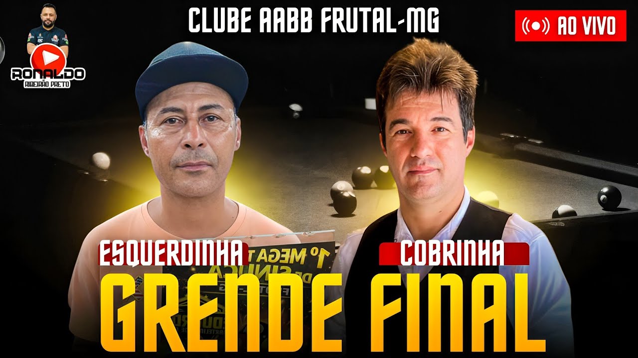 COBRINHA X ESQUERDINHA A FINAL EM FRUTAL #SINUCA#