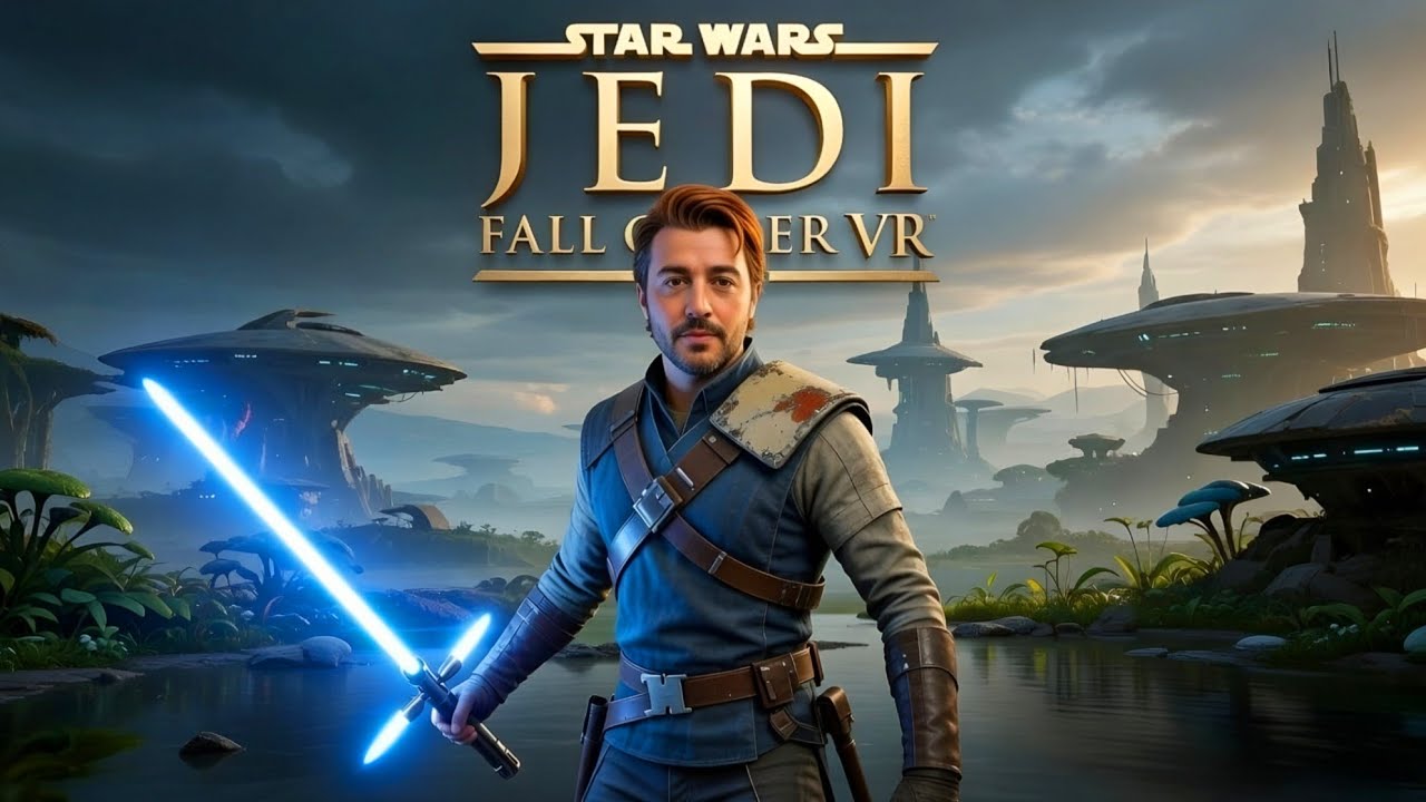 Joguei JEDI FALLEN ORDER em VR e é INACREDITÁVEL!