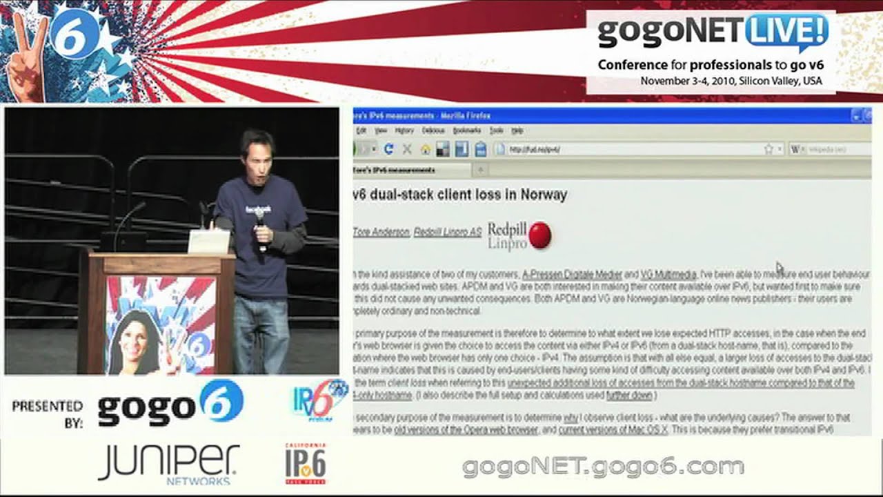 IPv6 Network Engineering and Content Delivery at Facebook by Donn Lee at gogoNET LIVE! IPv6 Event