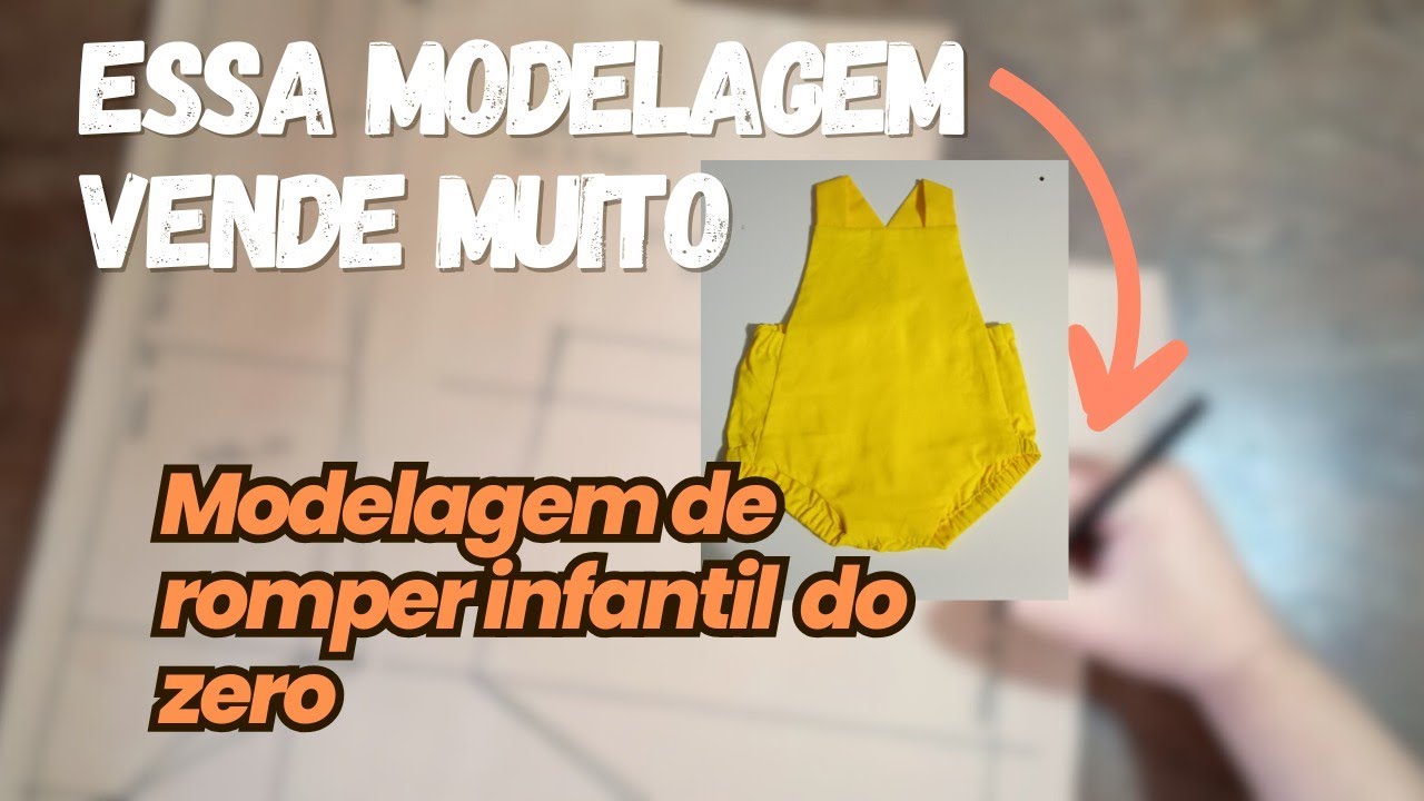Modelagem de romper infantil/a pe&ccedil;a que eu mais vendo 