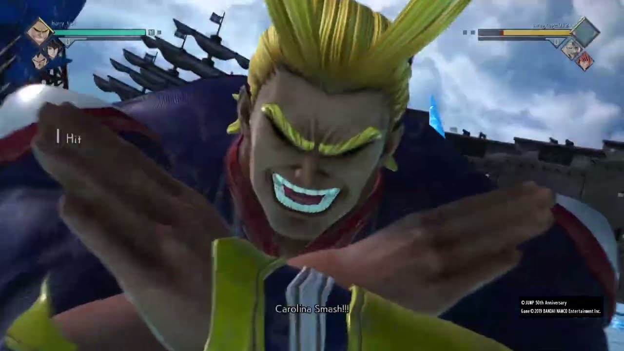 06 | 2X CAROLINA SMASHES!! | ALL MIGHT DLC | BAKUGO DLC | ONLINE |JUMP FORCE (PS5) FULL HD 60FPS HDR