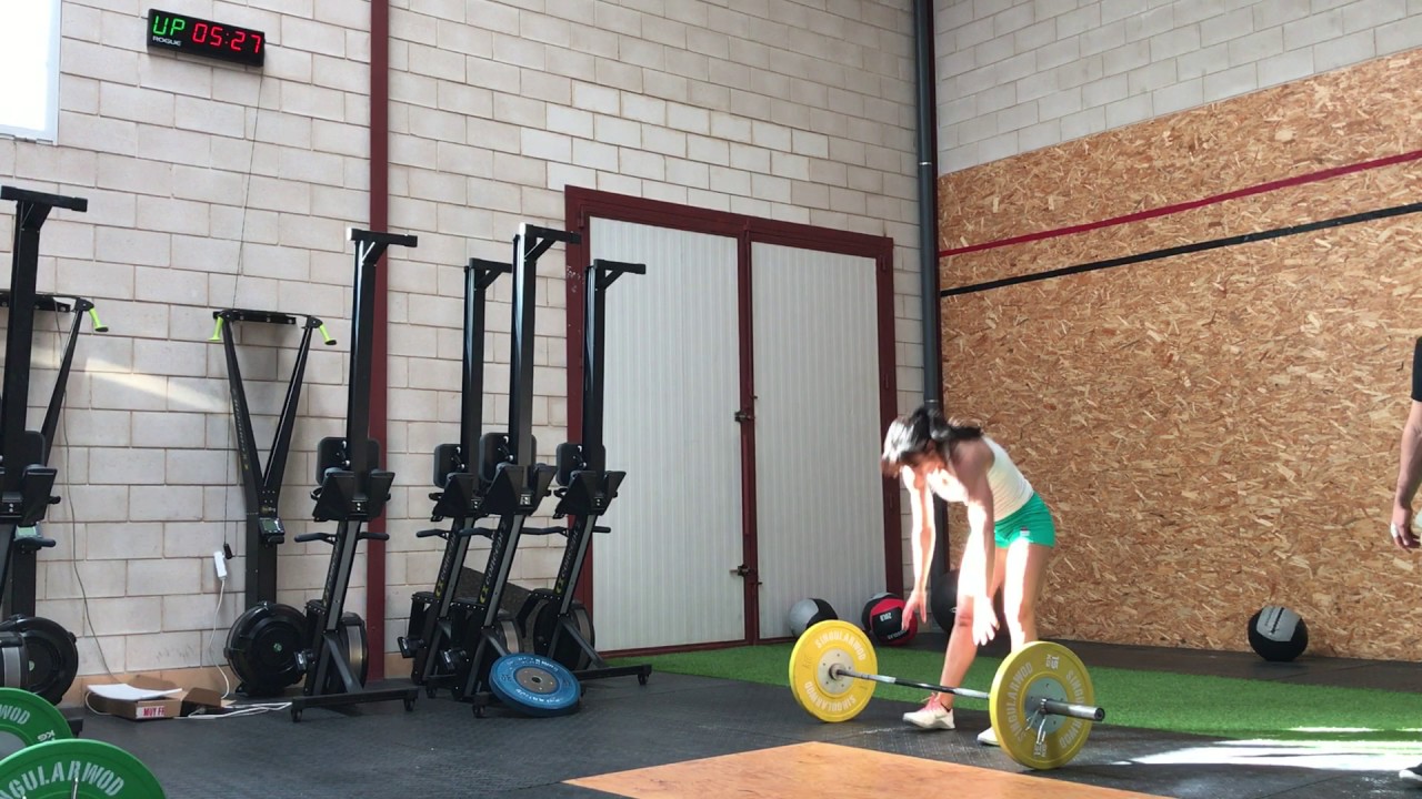 Ciudad Real Fitness Challenge 2017- Sof&iacute;a Nevado- Wod 1-  8 ' 25''