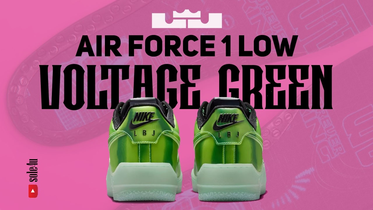 Кроссовки LeBRON JAMES x Nike Air Force 1 Low &ldquo;VOLTAGE GREEN&rdquo; | Подробности и информация о релизе...