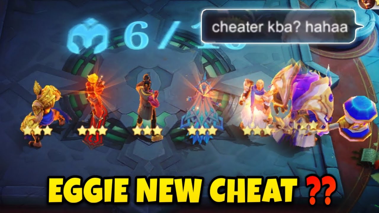 HE SAID CHEATER, WHEN I’M USED EGGIE SKILL 1 | MAGIC CHESS ‼️ META NOW ??