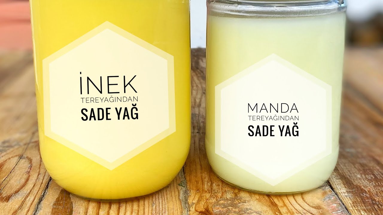 Sade Yağ Nasıl Yapılır? Manda Tereyağından Sade Yağ Yapımı - How to Make Ghee