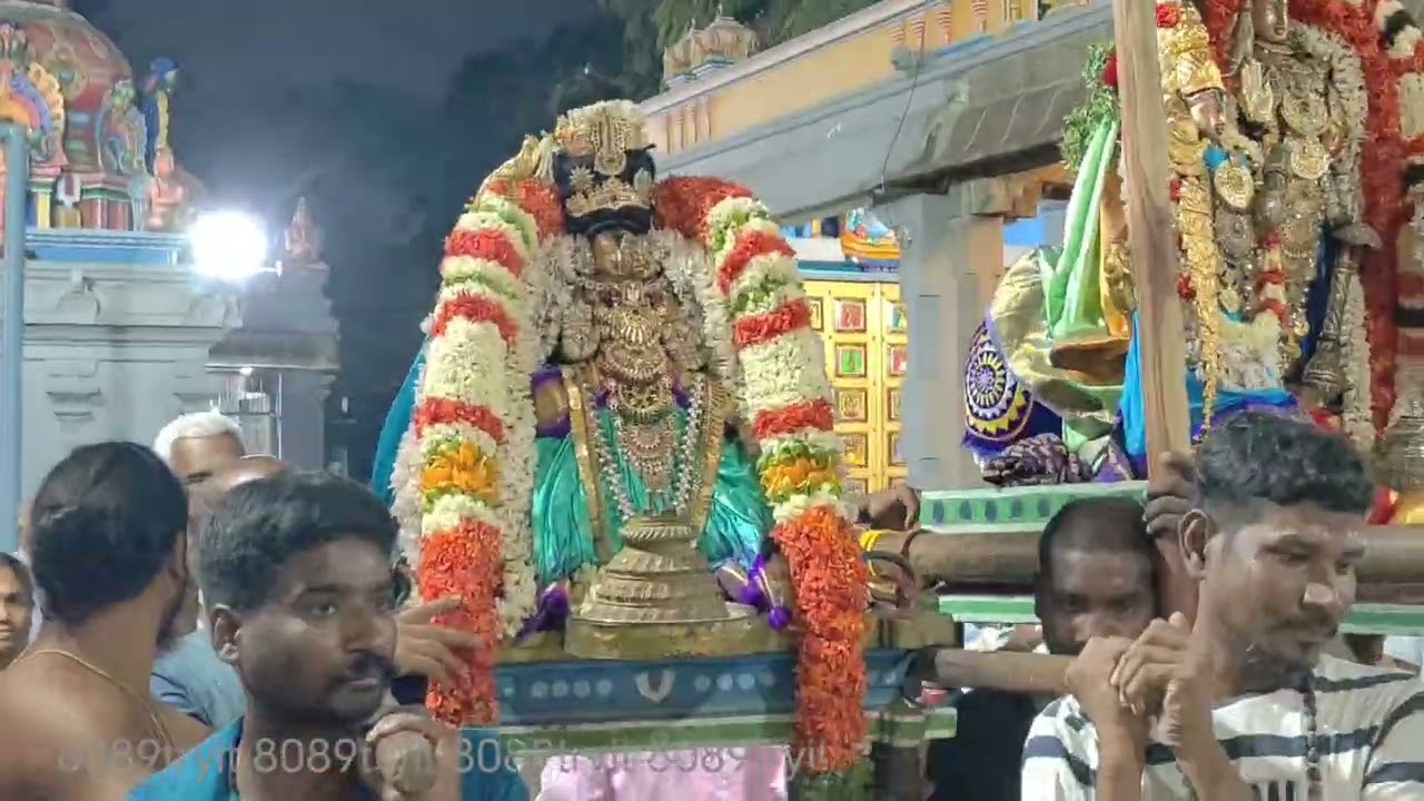 தெப்ப உற்சவம் நாள் -1 ஸ்ரீ.அம்ருதவல்லி தாயாருக்கும் தெப்பம்
