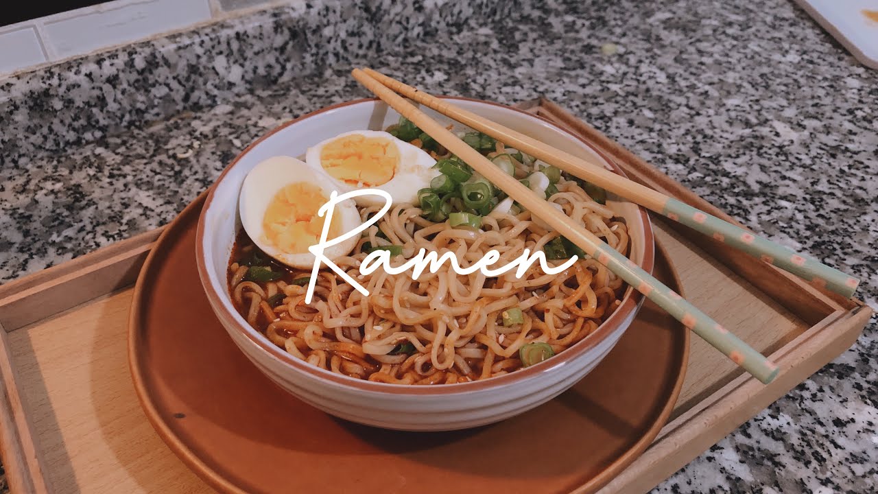 Noodle ile Kore Usulü Ramen Yapımı | Sessiz Vlog
