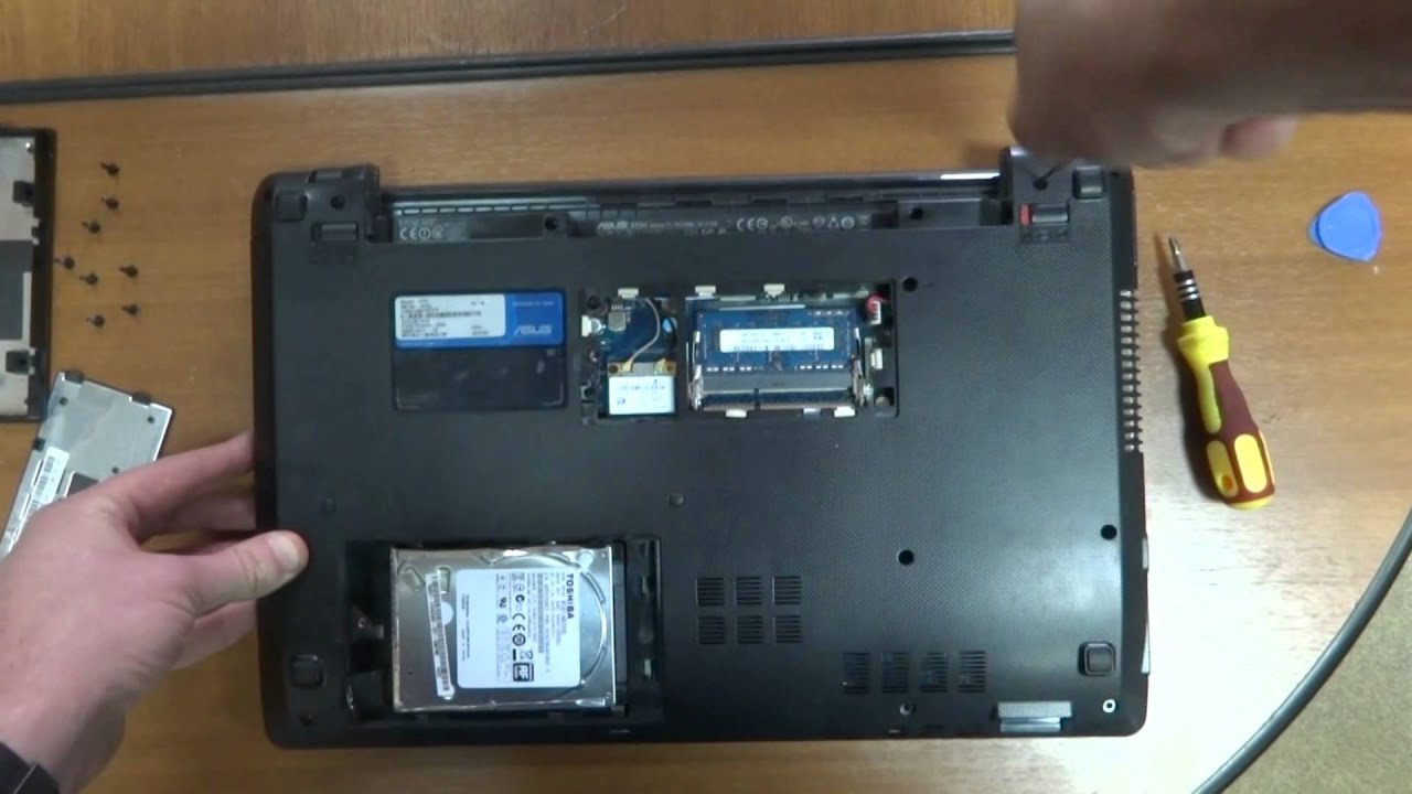 laptop asus x53u disassembling