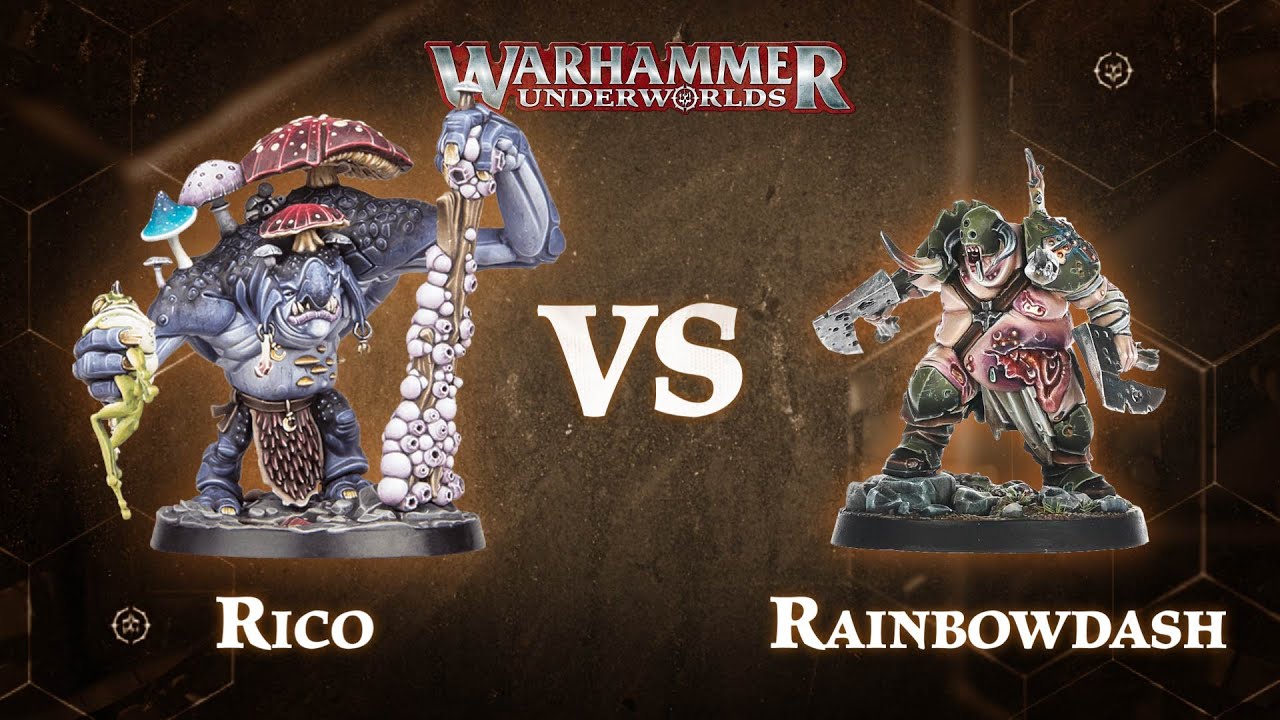 Warhammer Underworlds : Mollog's Mob vs The Wurmspat