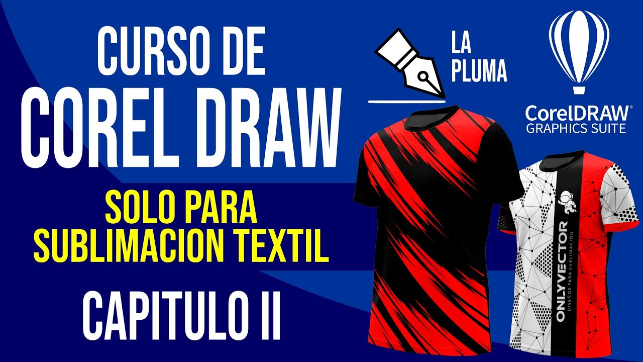 Curso de Corel Draw para Sublimación (capítulo II) vectorizar diseño para una camiseta. principiante