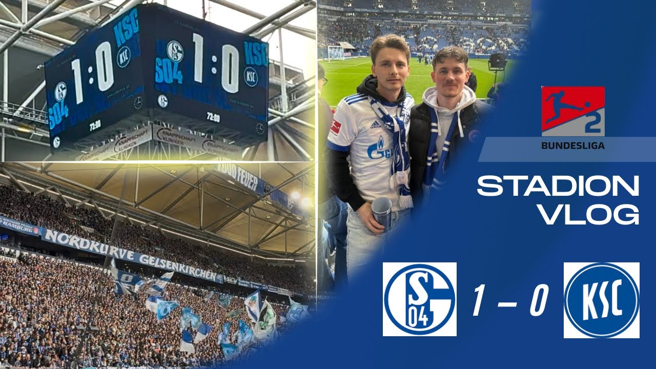 FC Schalke 04 - Karlsruher SC | Stadion VLOG | LuPo
