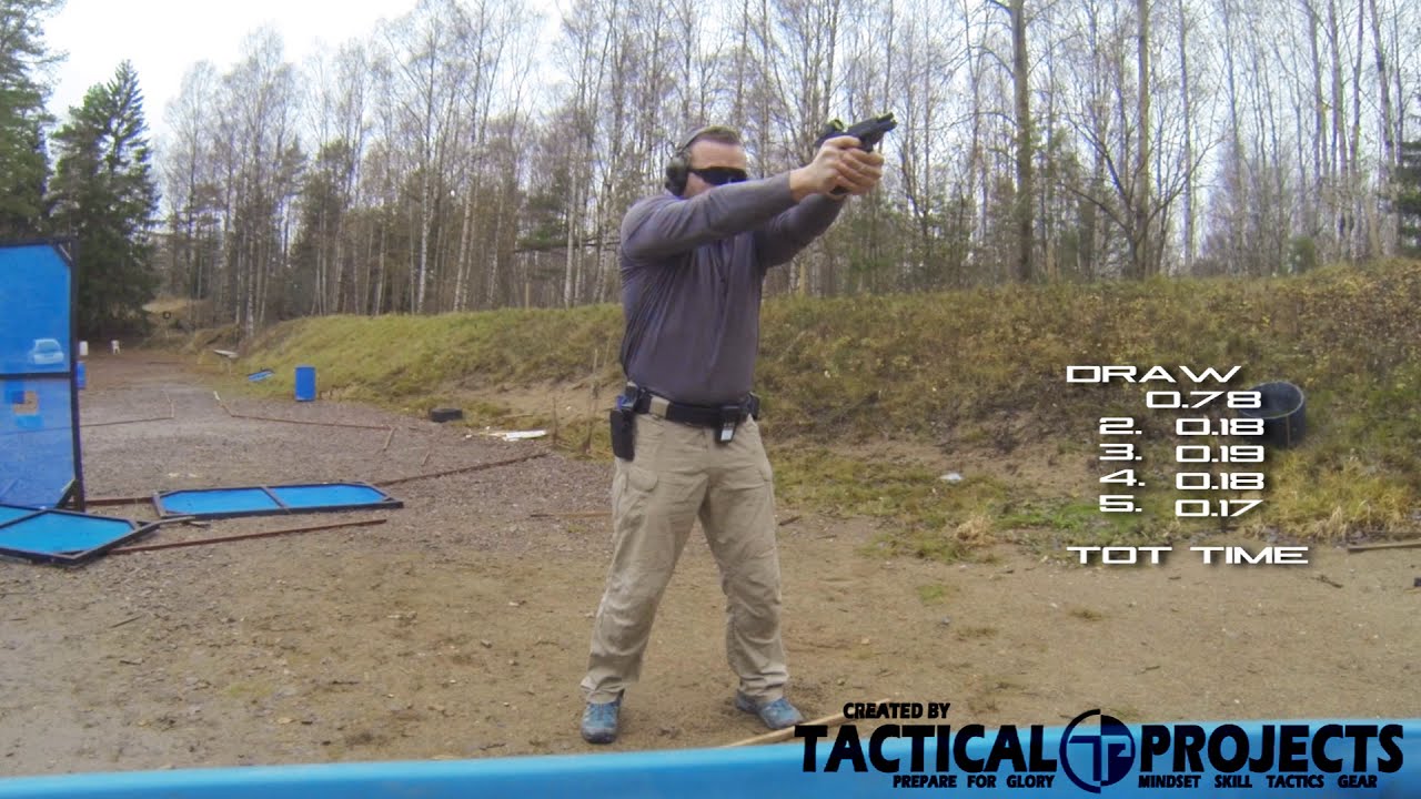Recoil management Drill - To Make you a Better pistol Shooter - Glock 17 gen5, SRO 5MOA