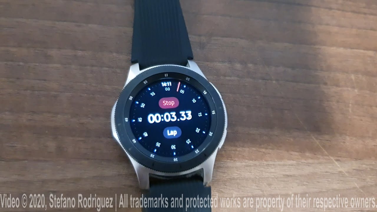 How to Install and Use Stopwatch on Samsung Galaxy Watch ⌚⏱️