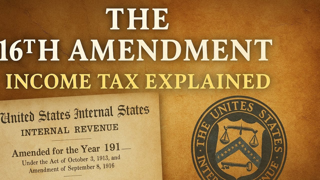 Episode 26: The 16th Amendment Explained | How the Income Tax Changed America