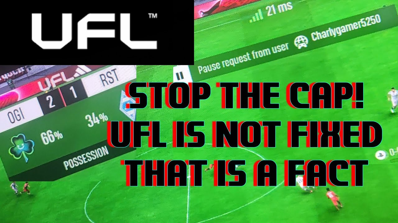 WHY LIE? THE CURRENT STATE OF UFL IS NOT UP FOR DEBATE