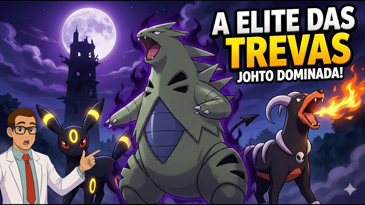 O TIPO QUE MUDOU TUDO! Analisando os Pokémon Sombrios de Johto 🌙