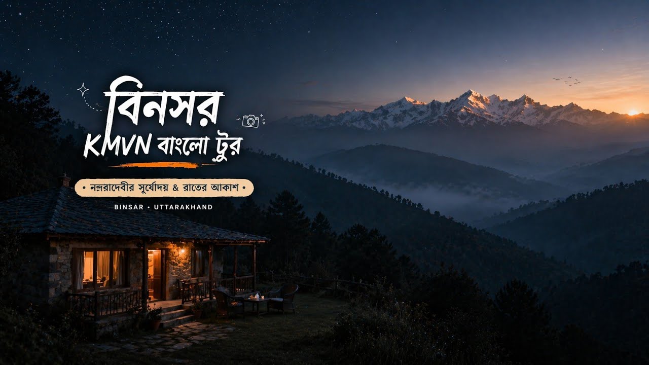 বিনসার, KMVN বাংলোতে থাকার অভিজ্ঞতা - সারা জীবন মনে গেঁথে থাকবে। Uttarakhand Tourist places | Binsar