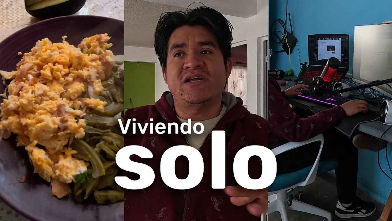 Un dia viviendo solo en México  🇲🇽 | ¡Hoy no se trabaja!, cosas que hacer en mi departamento, Dieta