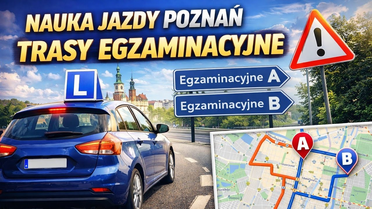 VITALI – 18H NA TRASACH EGZAMINACYJNYCH POZNAŃ 🚗 TEST PRZED EGZAMINEM