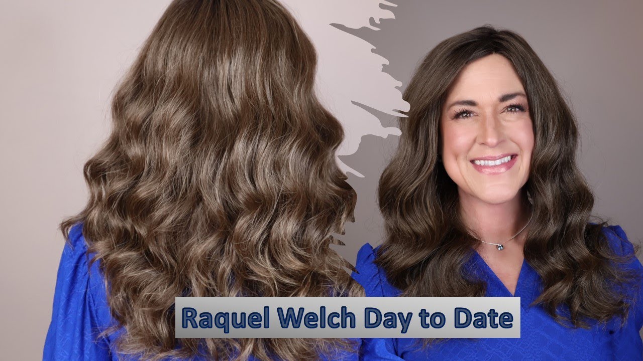 You have to see this Va-Va-VOOM hair! Raquel Welch DAY TO DATE in Iced Mocha RL8/12SS | Wig review