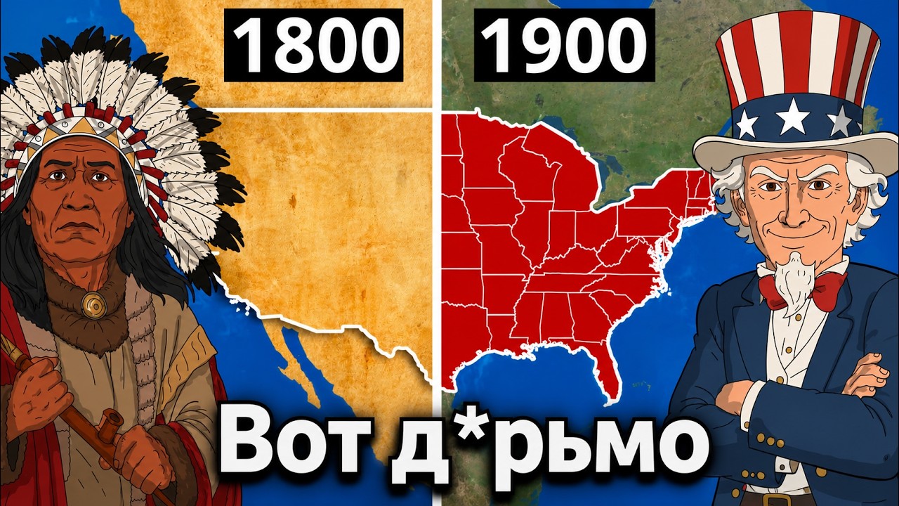 100 лет истории Дикого Запада за 11 минут