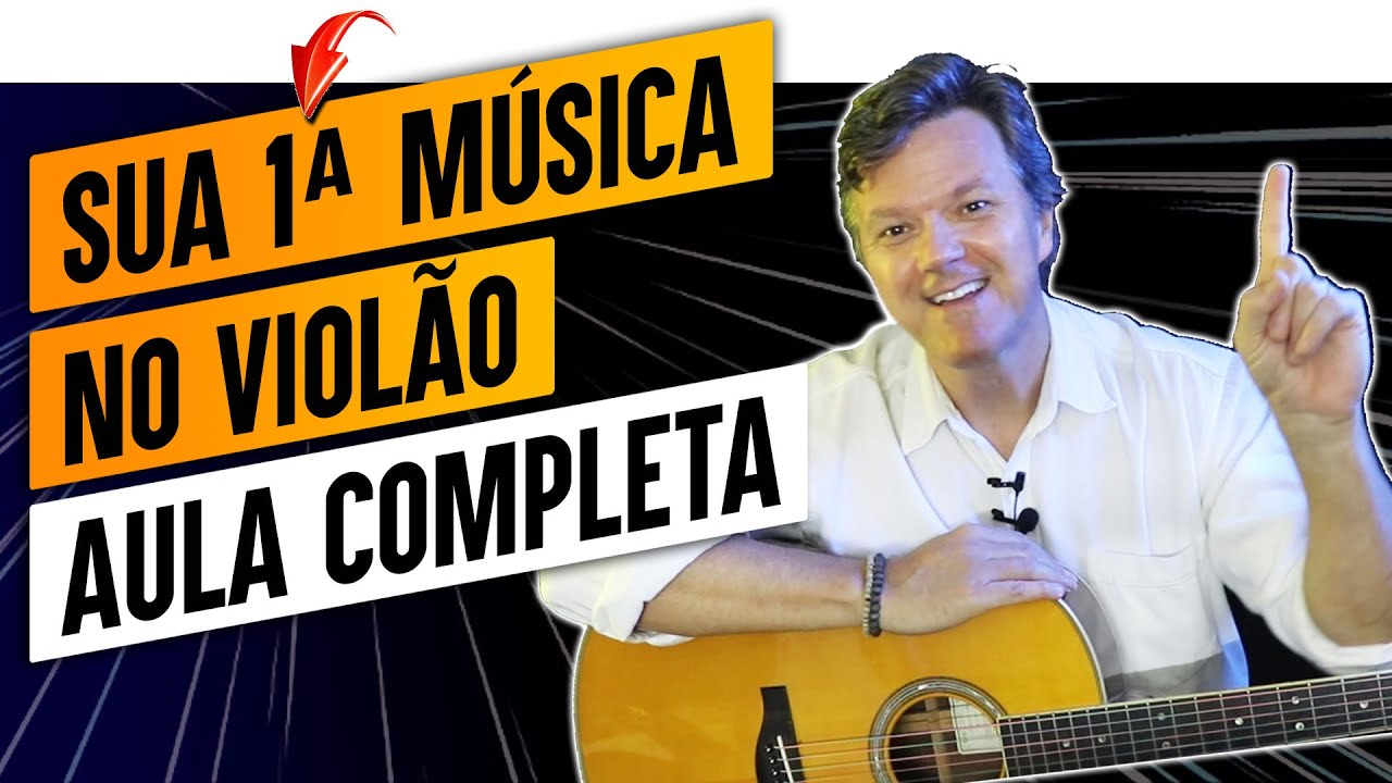 [100% GR&Aacute;TIS] MINI CURSO DE VIOL&Atilde;O INICIANTE! A PRIMEIRA M&uacute;SICA no VIOL&Atilde;O - 3 ACORDES - M&Uacute;SICA FACIL