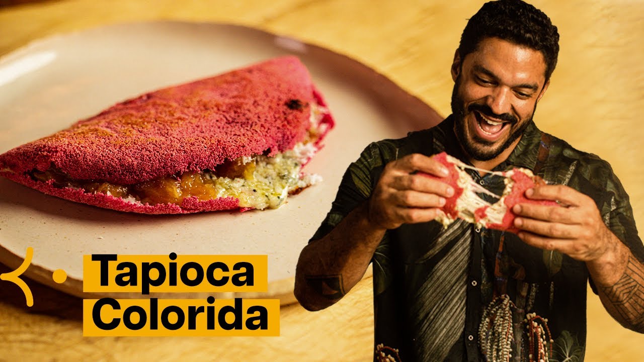 Aprenda a fazer tapioca colorida naturalmente | Thiago Castanho