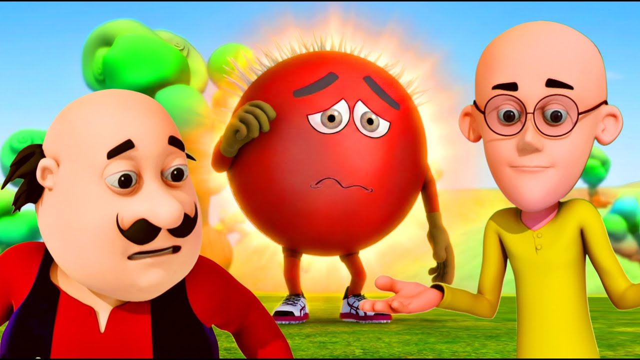 Motu Patlu का दोस्त बना एक Red Ball | Motu-Patlu