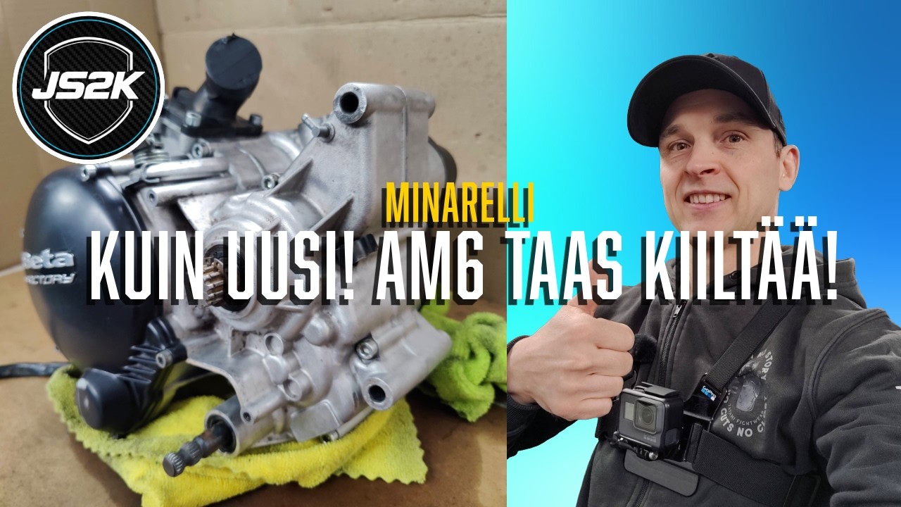 LIAN ALTA PALJASTUI HELMI! – AM6 moottorin ulkopuhdistus ja tallikuulumisia