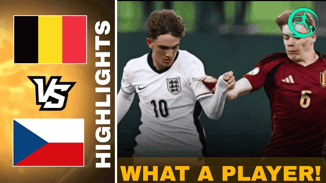 Belgium vs Checz Republic euro u17 | UEFA u17 European Championships | UEFA euro u17