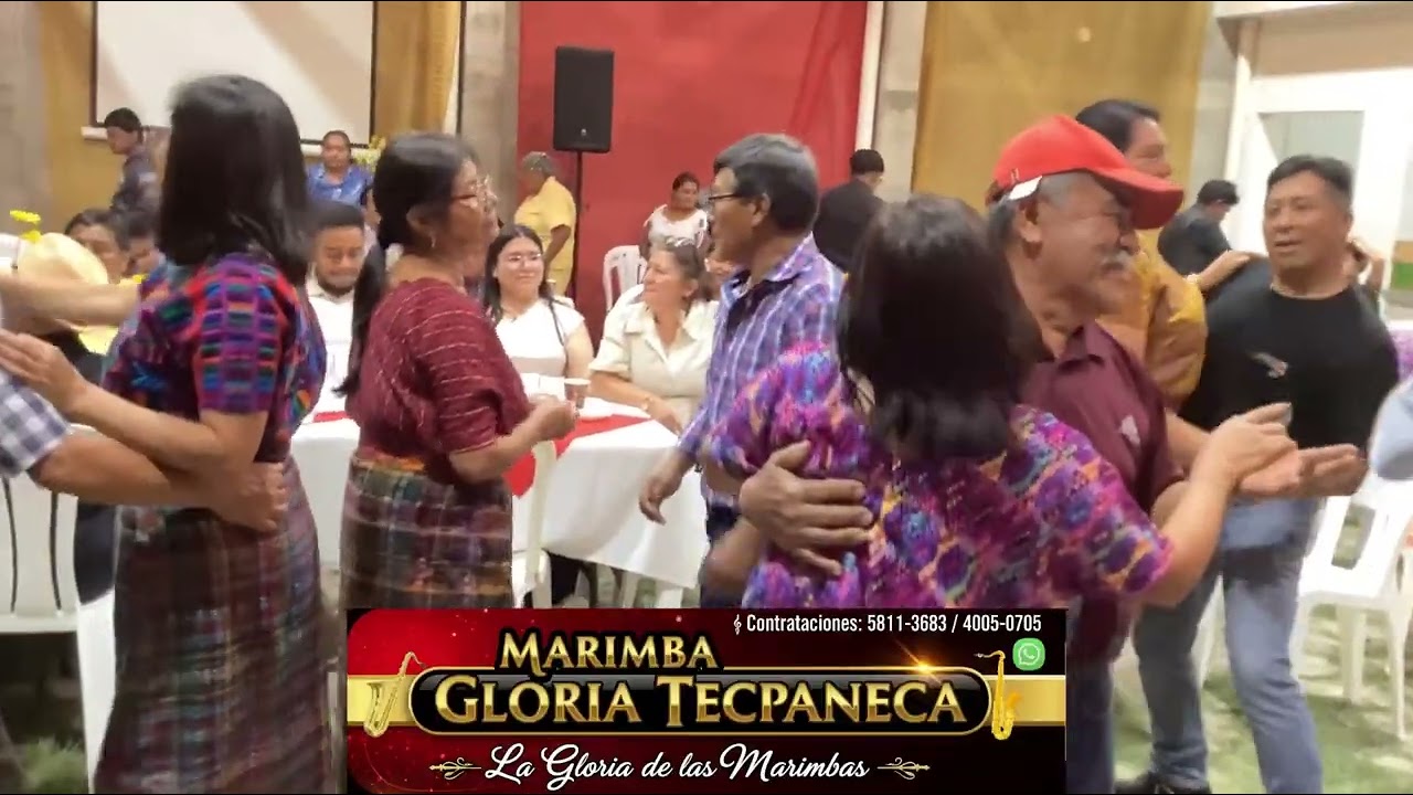 De fiesta en San Martín Jilotepeque interpreta Marimba Gloria Tecpaneca 