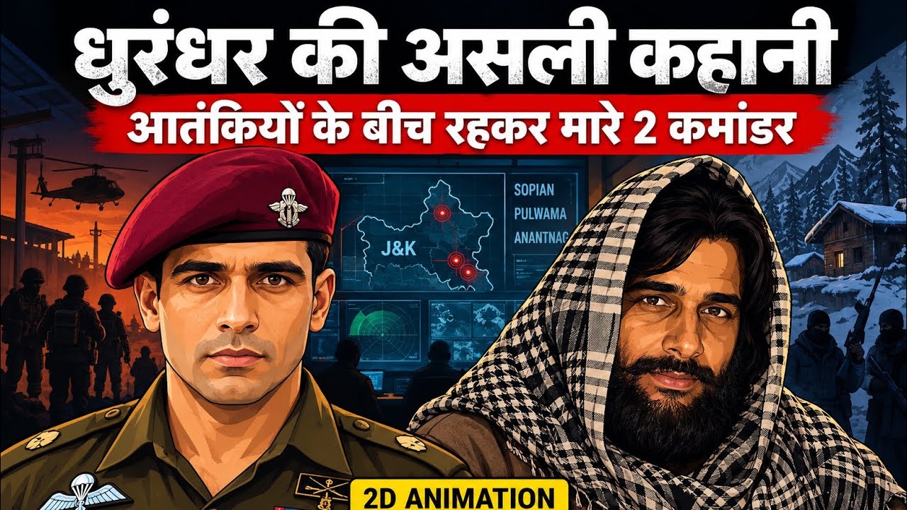 India ka sabse Khatarnaak Undercover Operation | Major Mohit Sharma | 2D Animation