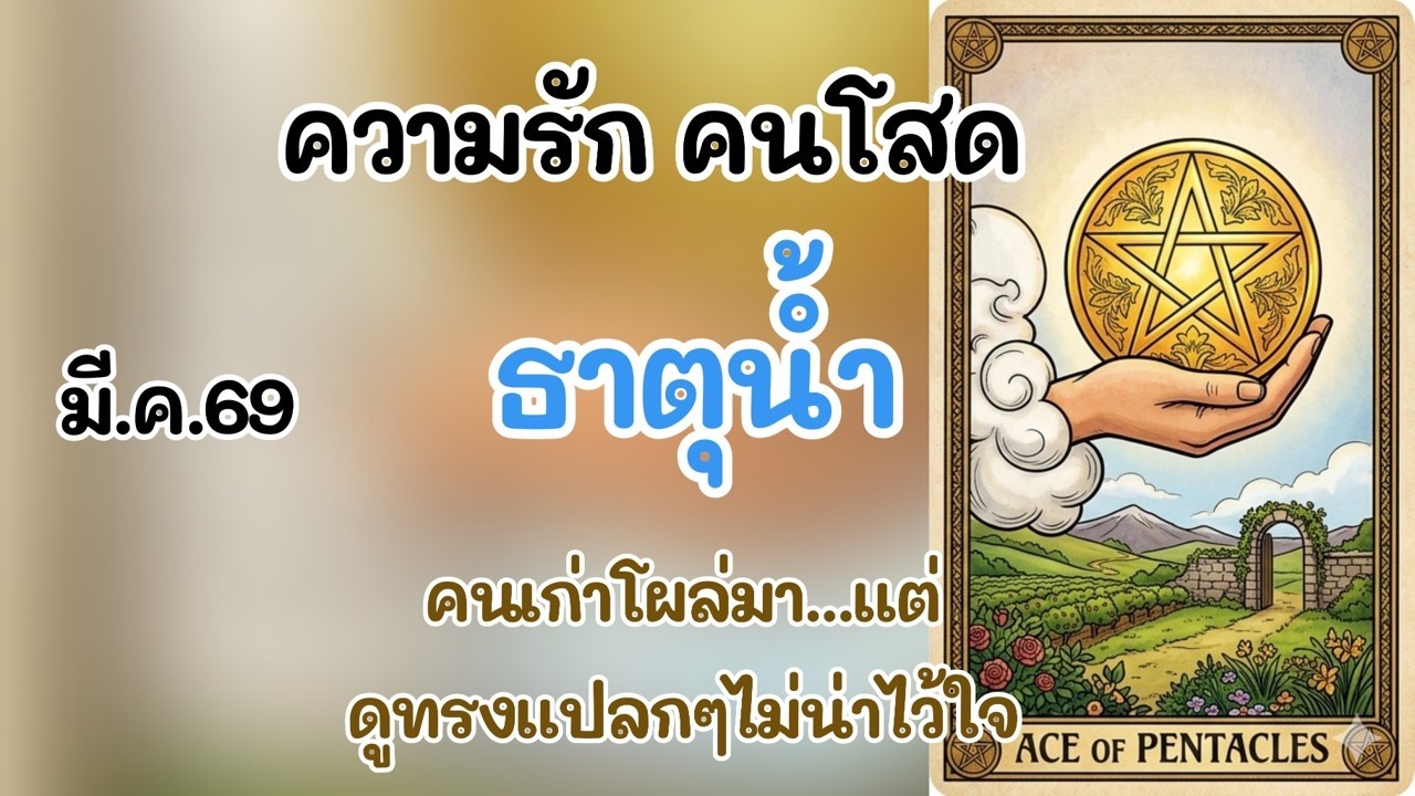 ความรักคนโสด #ธาตุน้ำ มี.ค.69 : คนเก่าโผล่มา...แต่ดูทรงแปลกๆไม่น่าไว้ใจ