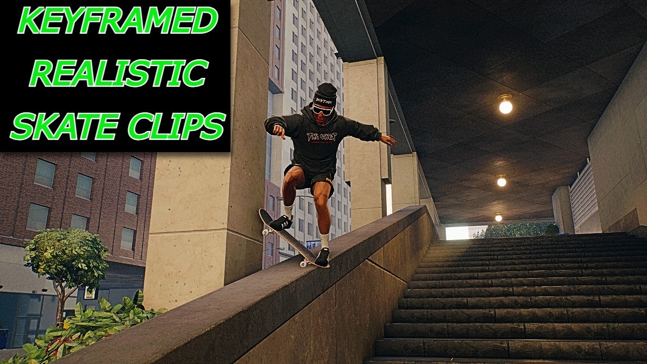 (Keyframed) Realistic Skate Clips