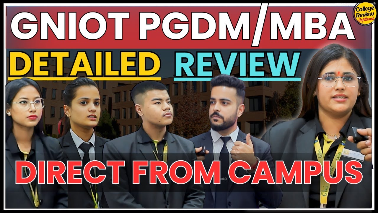 GNIOT #mba #pgdm Most Detailed and Unbiased Review | Must Watch Before Taking Admission.