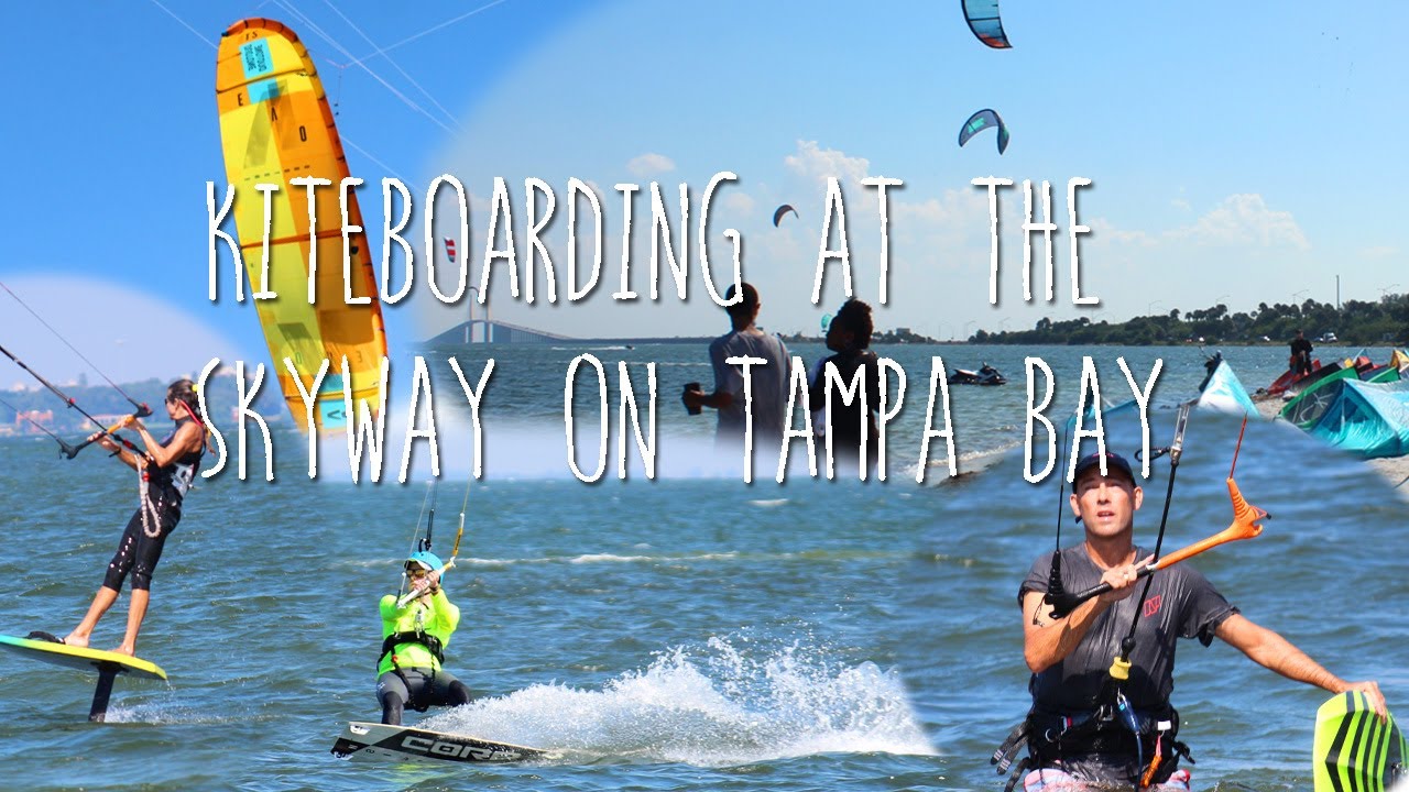 Kiteboarding on Tampa Bay