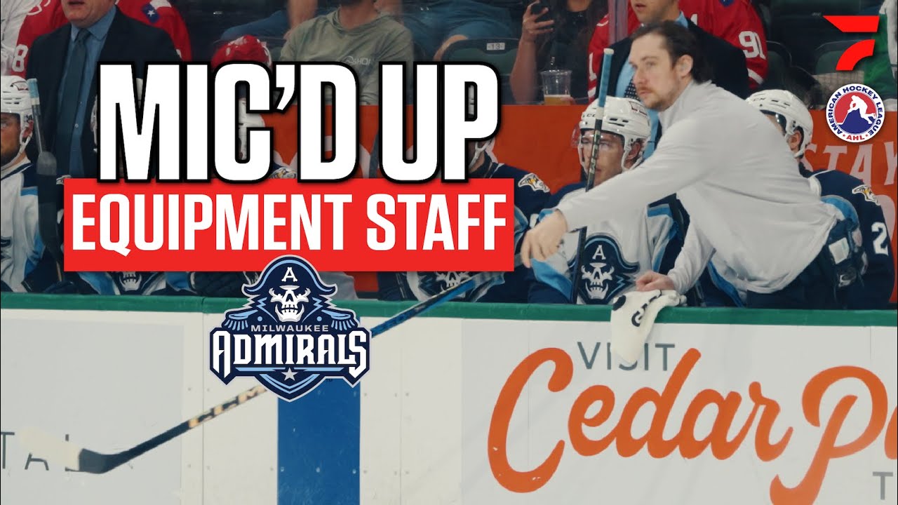 Mic'd Up With The Milwaukee Admirals Equipment Staff | Game 1 Central Division Finals