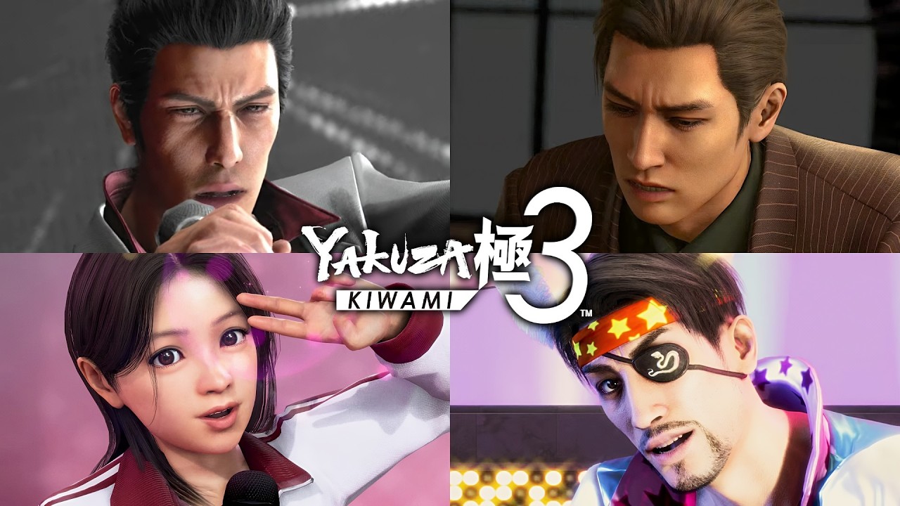 Yakuza Kiwami 3 & Dark Ties - All Karaoke Songs (Japanese | 4K 60FPS)