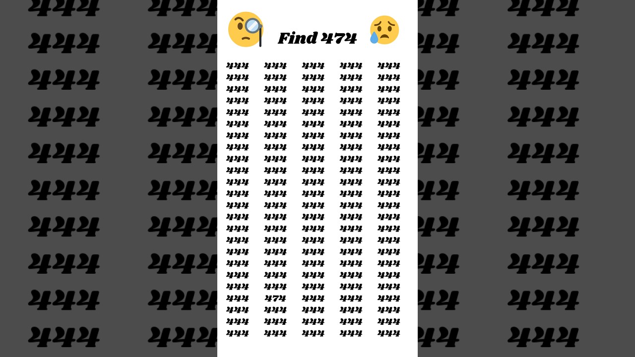 Find Number 474